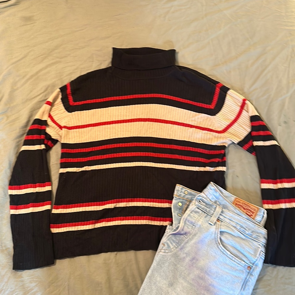 vintage ribbed turtleneck